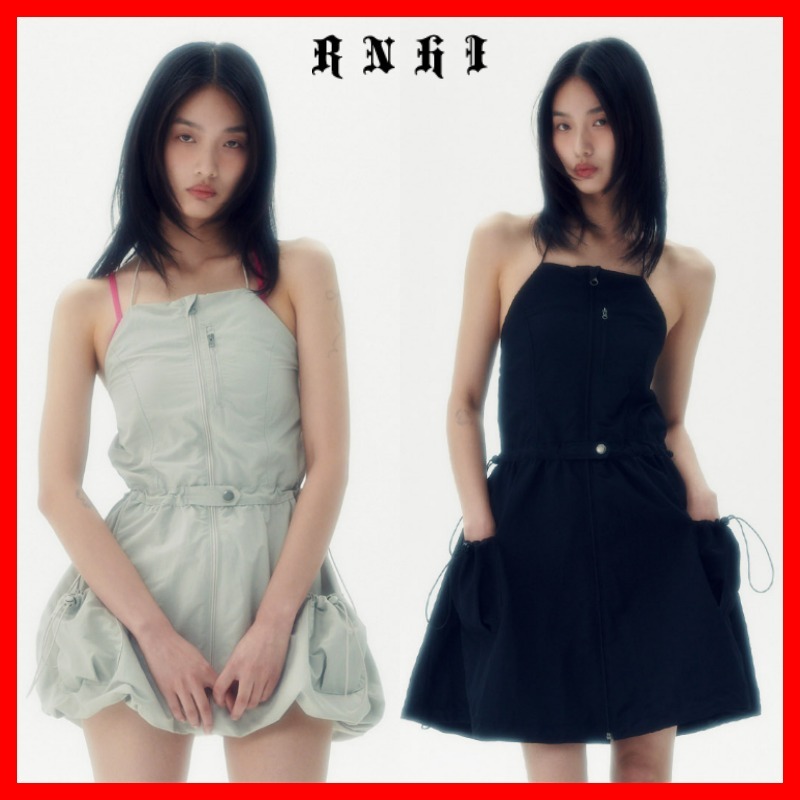 【runningHIGH】SLEEVELESS BALOON MINI DRESS