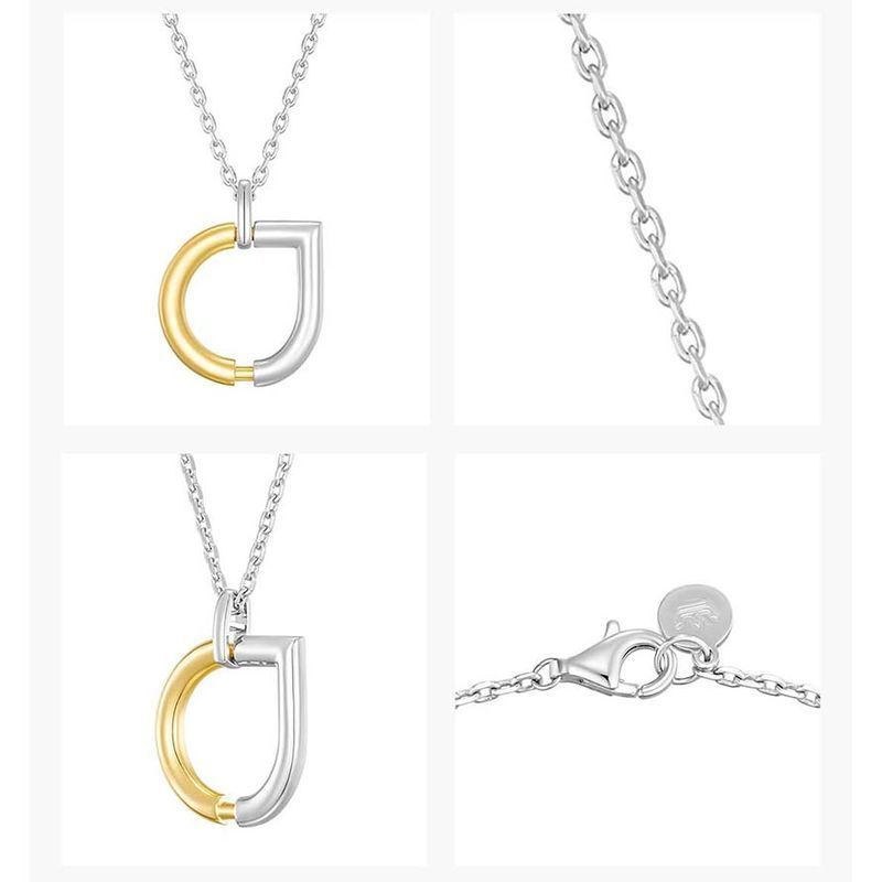 J.ESTINA ● UNIS ミックス チェーン 2本 ネックレス JESTINA公式】UNIS コンビカラーネックレス ユニセックス