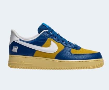 スニーカー Nike x Undefeated Air Force 1 Low SP 5 On It Court Blue