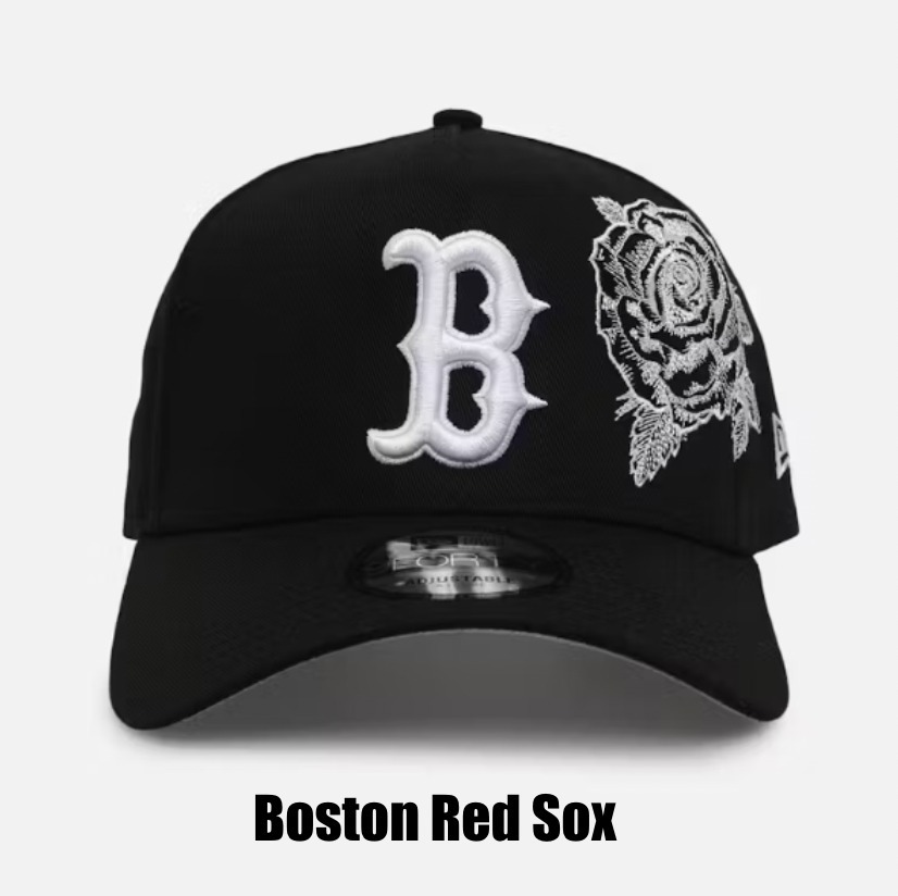 NEW ERA ☆ 'Ornate Rose' 9FORTY A-Frame ローズ バラ ブラック