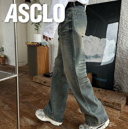 デニム・ジーパン ASCLO Lung Semi Wide Cut Denim Pants ASCLO(エジュクロ) デニム・ジーパン(メンズ) 3ページ目 - 海外