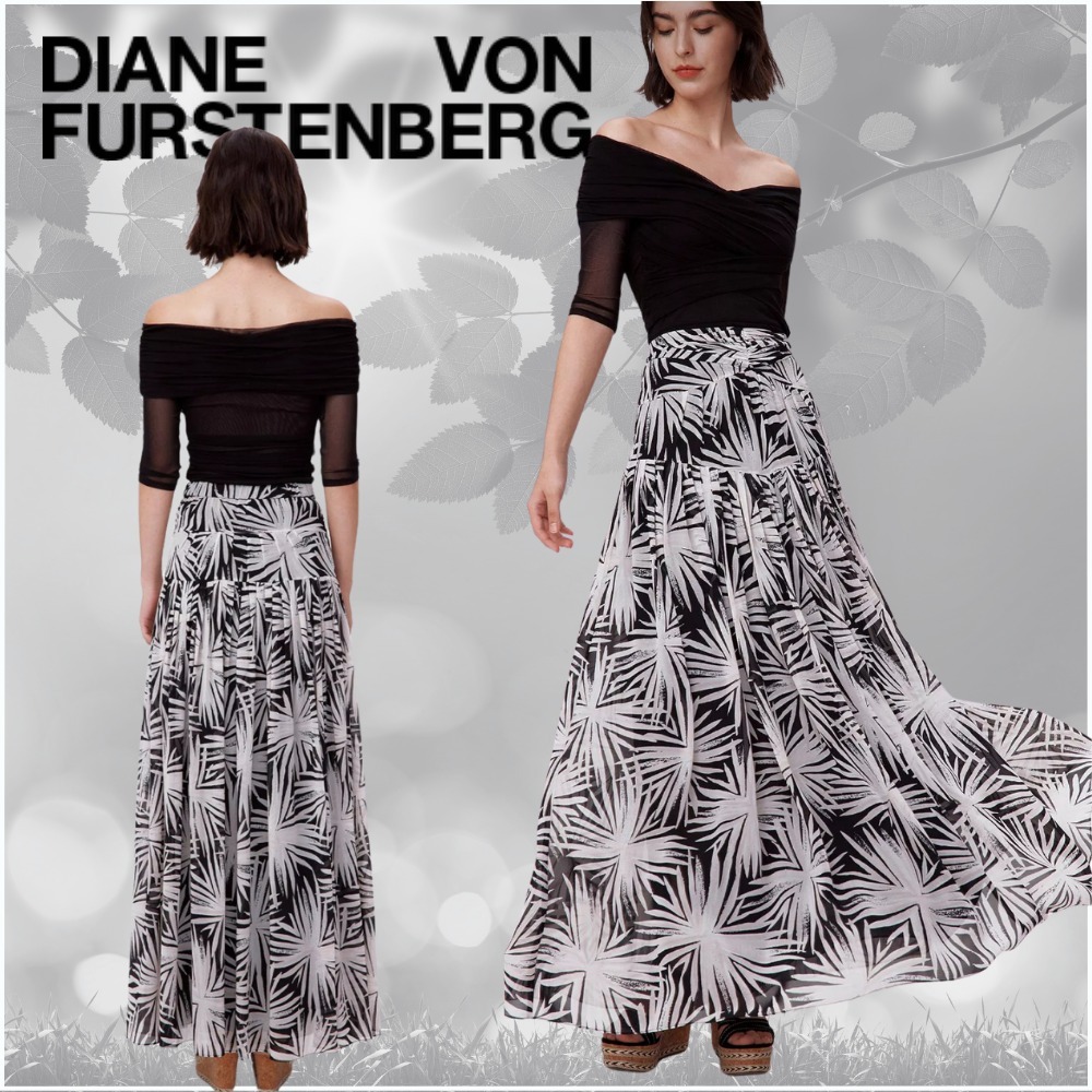 【関税・送料込み】DVF★完売必須★万能♪ アミラスカート 黒
