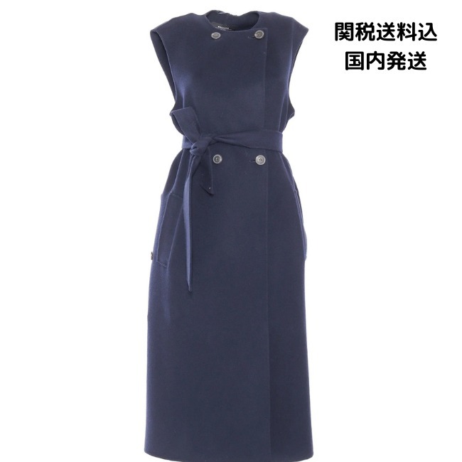 WEEKEND MAX MARA STECCA ダブルブレスト スリーブレス コート