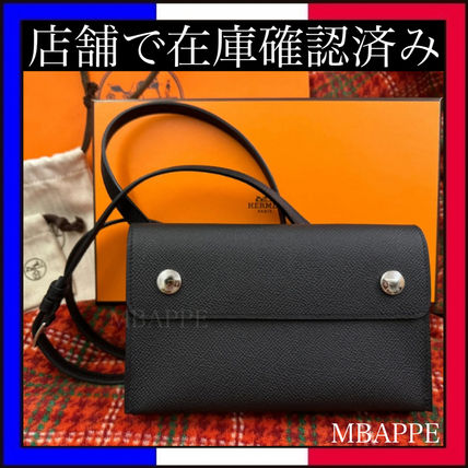 シンプル♪【HERMES】ウォレットバッグ　エルメスナップ