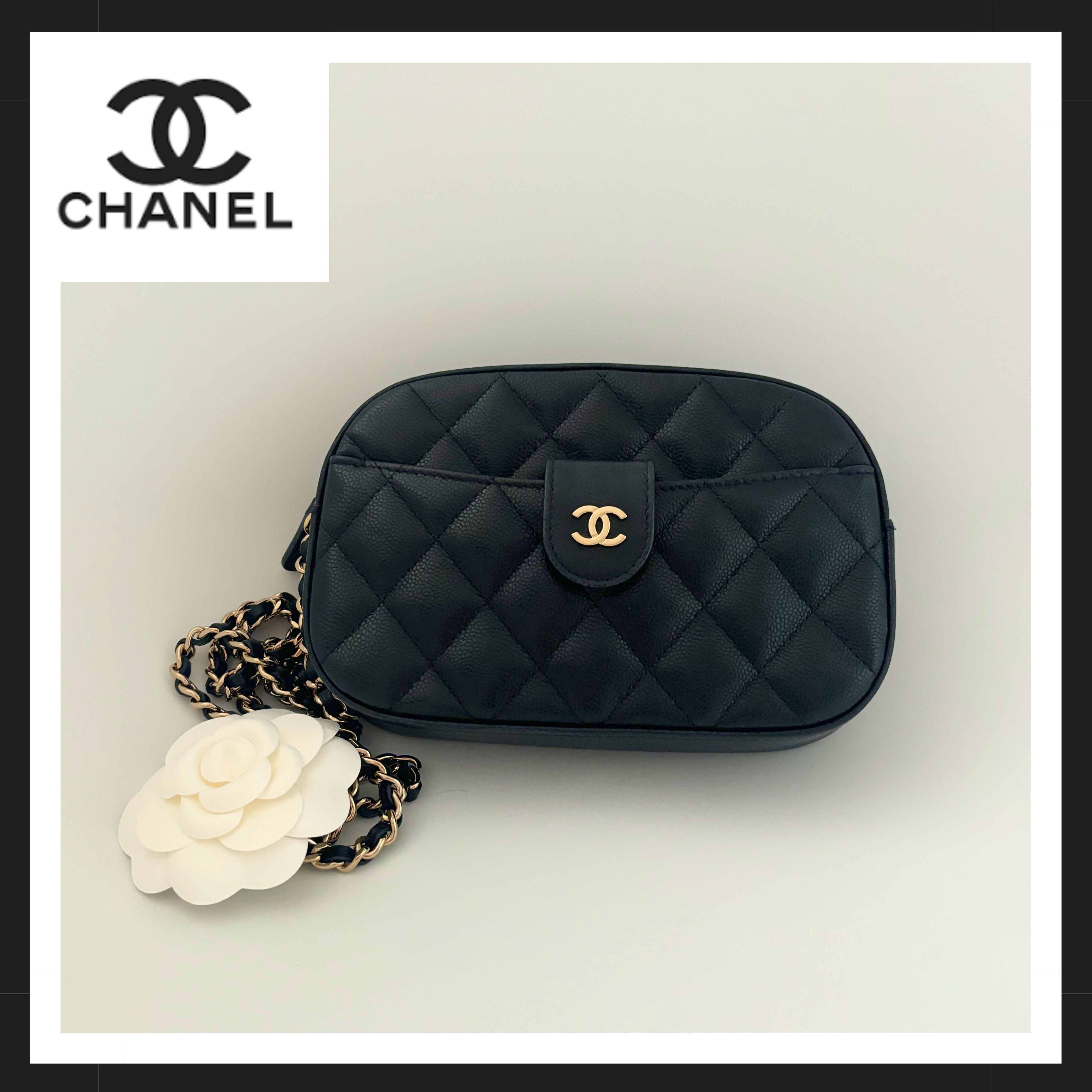 CHANEL ショルダーポーチバッグ キャビア