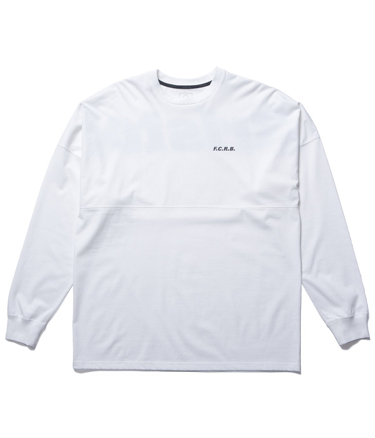 新作！F.C.Real Bristol☆ BLURRED BIG LOGO L/S TEAM BAGGY TEE
