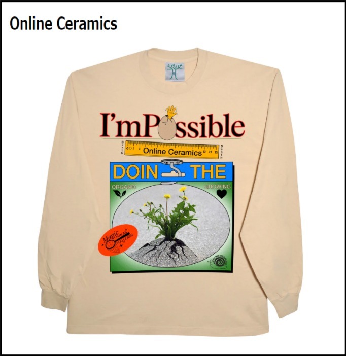 ★ONLINE CERAMICS★ I'm Possible Long T-Shirt