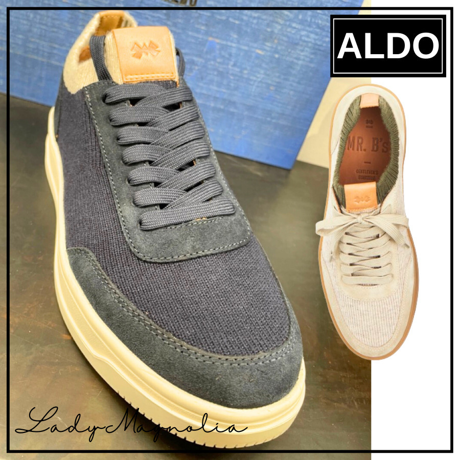 【追跡あり!】ALDO Mitchel◎異素材MIX ロートップスニーカー