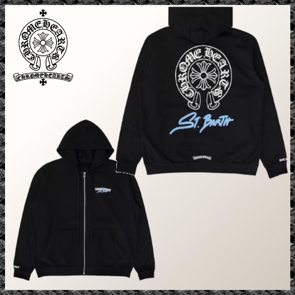 希少◆送料込【CHROME HEARTS】St. Barth 限定 Zip Up パーカー