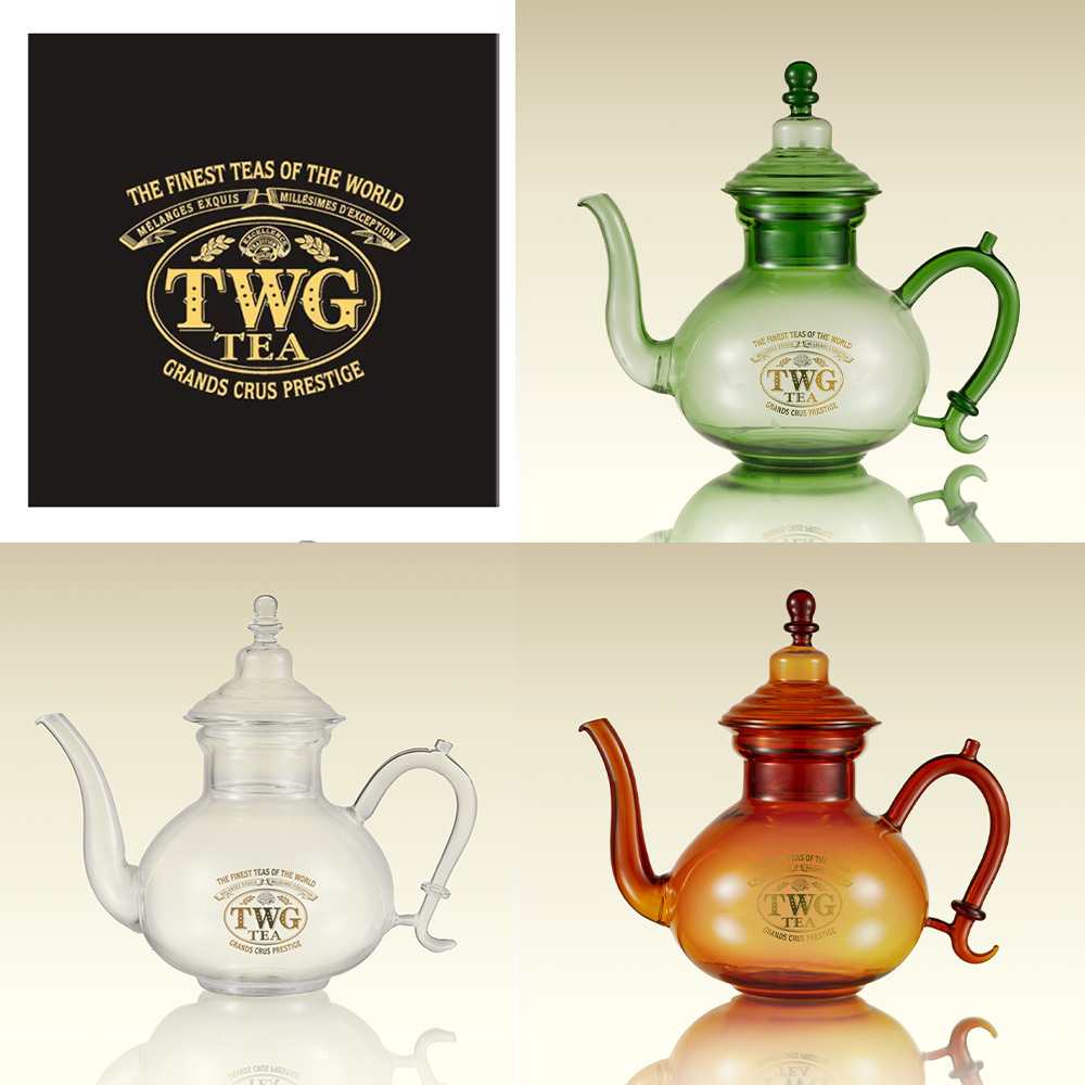 【TWG tea 】手吹きガラス ティーポット 1L 関税送料込・国内送