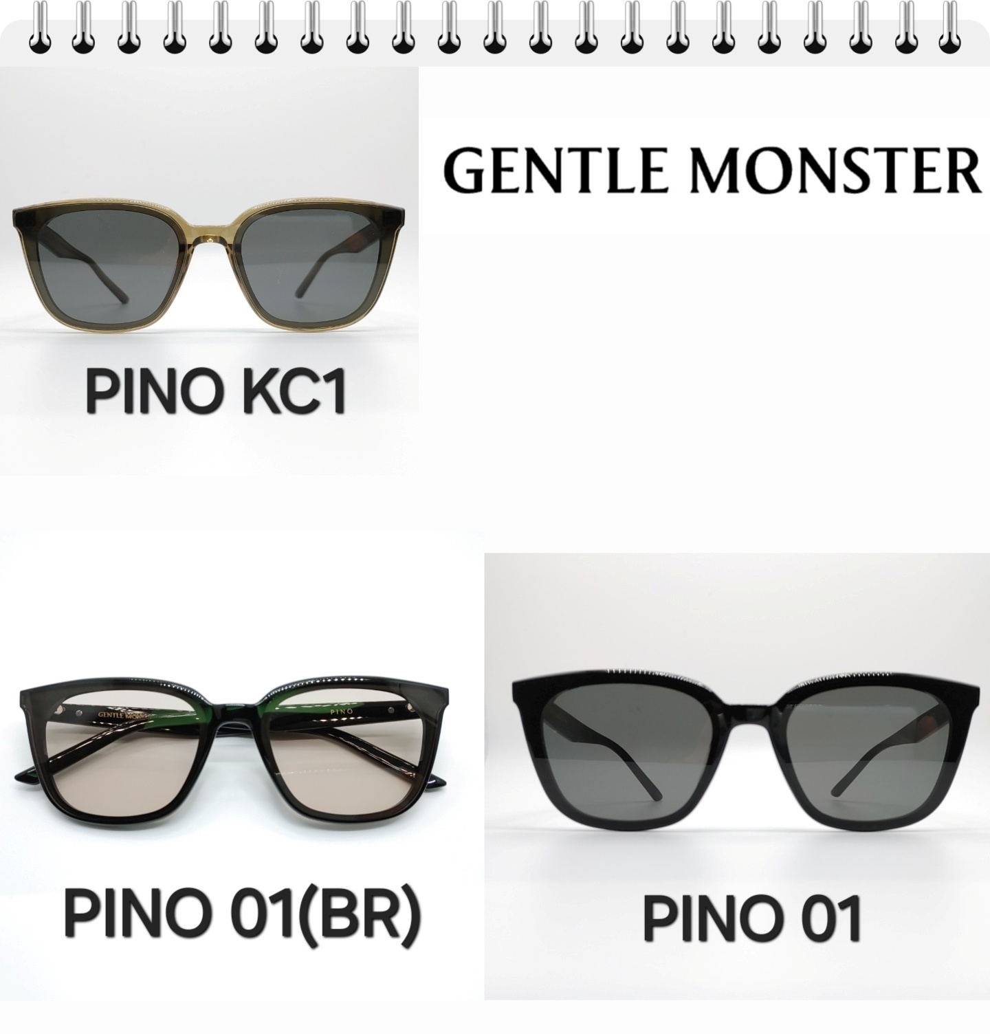 ★24年新製品PINO★大きくないスクエアサングラス★ユニセックス