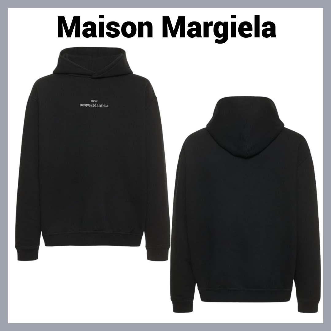 【Maison Margiela】ジャージー フーディー（ブラック）