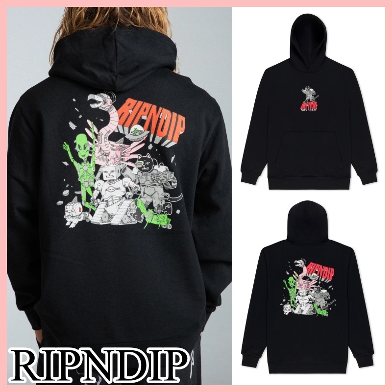RIPNDIP Tomorrowland フーディ パーカー Black 送料込み