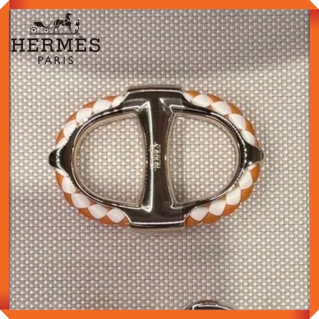 【上品に♪】HERMES スカーフリング 90