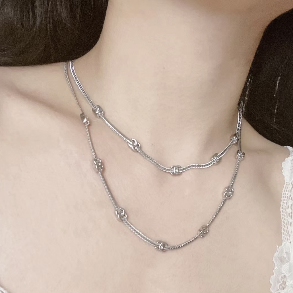 【大人気デザイン♡】CHANEL ネックレス 国内発送 プレゼントに♡【CHANEL】大人気 CCロゴ ネックレス (CHANEL