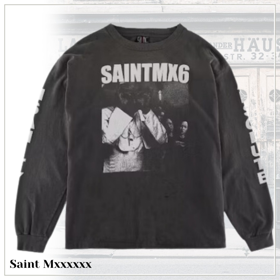 イチ押しアイテム【Saint Mxxxxxx】グラフィック長袖Tシャツ