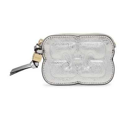 ラウンドジップ(ファスナー) Ganni(ガニー) 折りたたみ財布