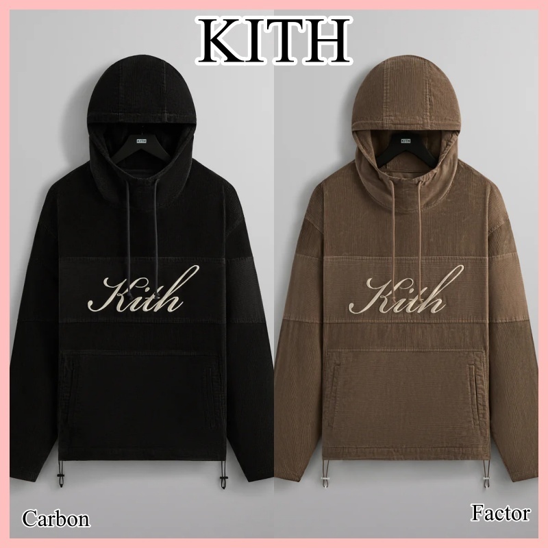 KITH ウォッシュド コーデュロイ Caden フーディ 2色 送料込み