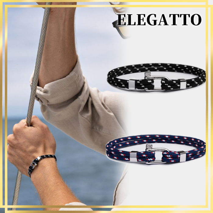 国内発送☆ELEGATTO☆シグネチャー ナイロン ブレスレット☆
