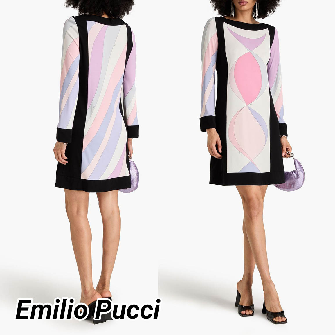 ◆Emilio Pucci◆プリント柄 ジャージー ワンピース 送料込