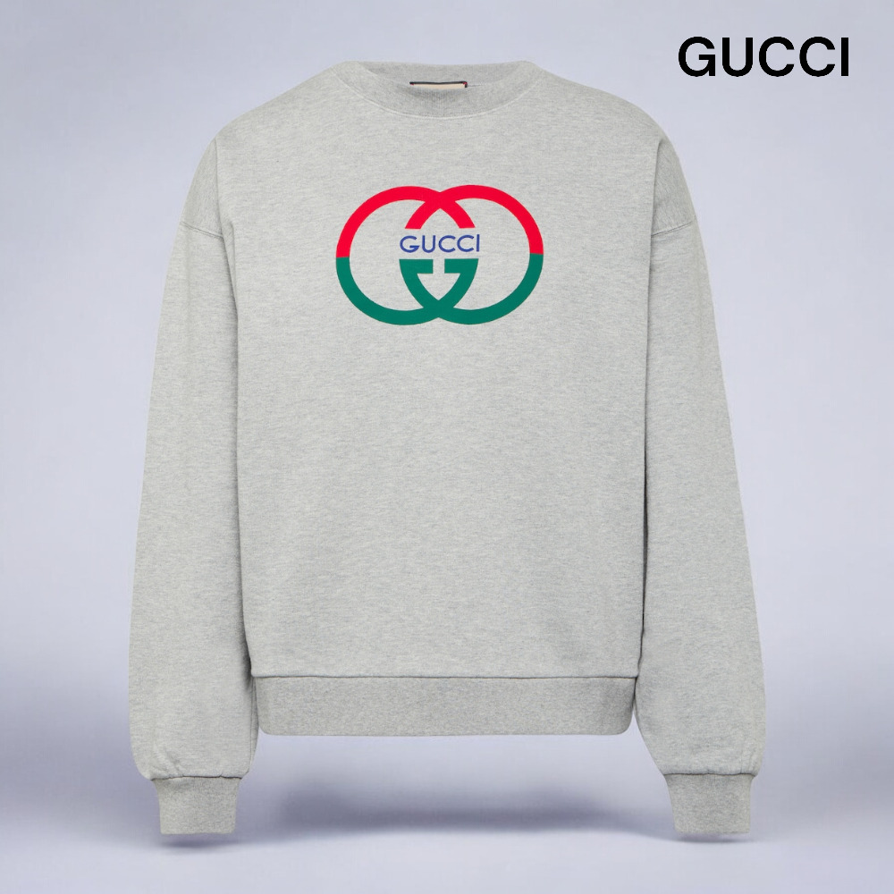 【GUCCI】インターロッキングG コットンジャージー スウェット