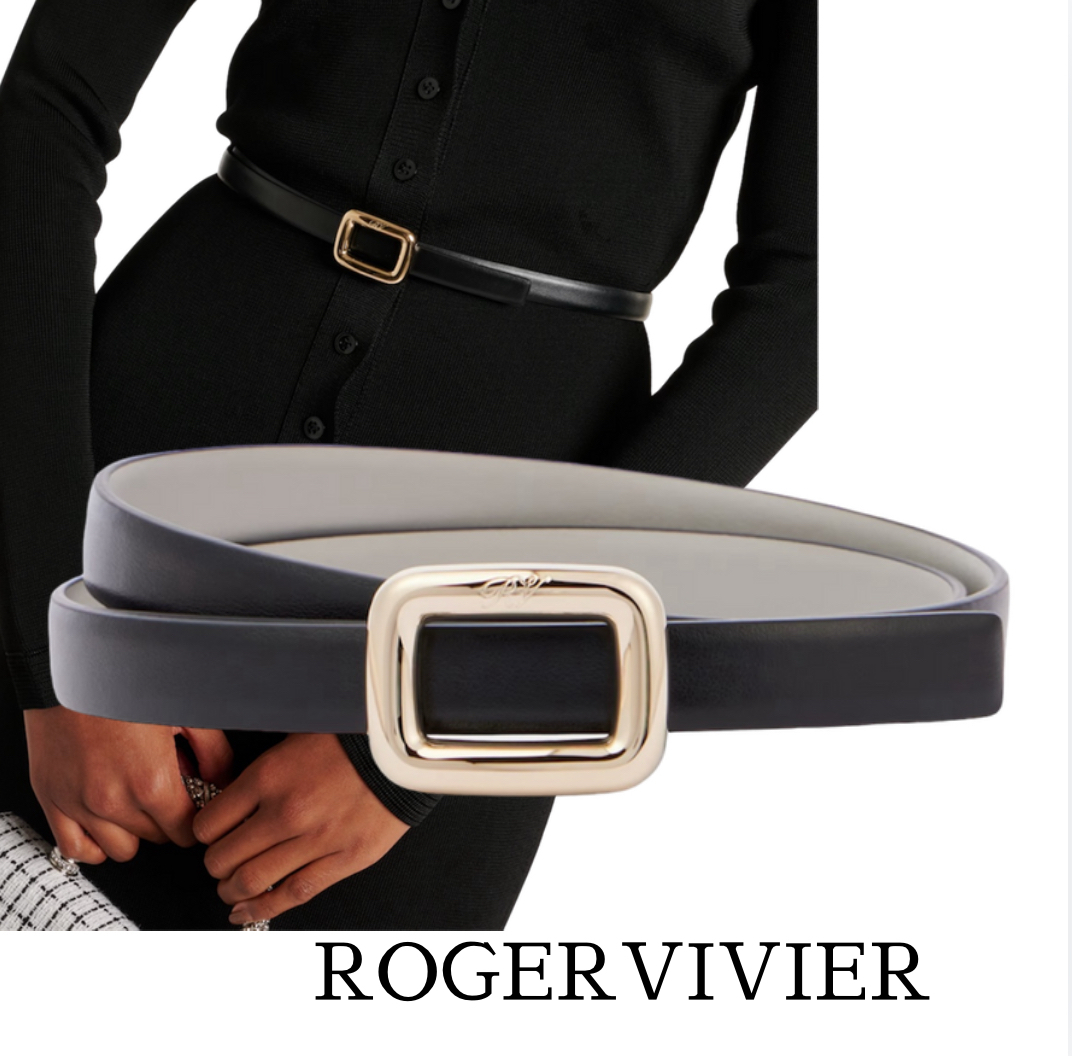 ベルト Viv' Choc reversible leather belt