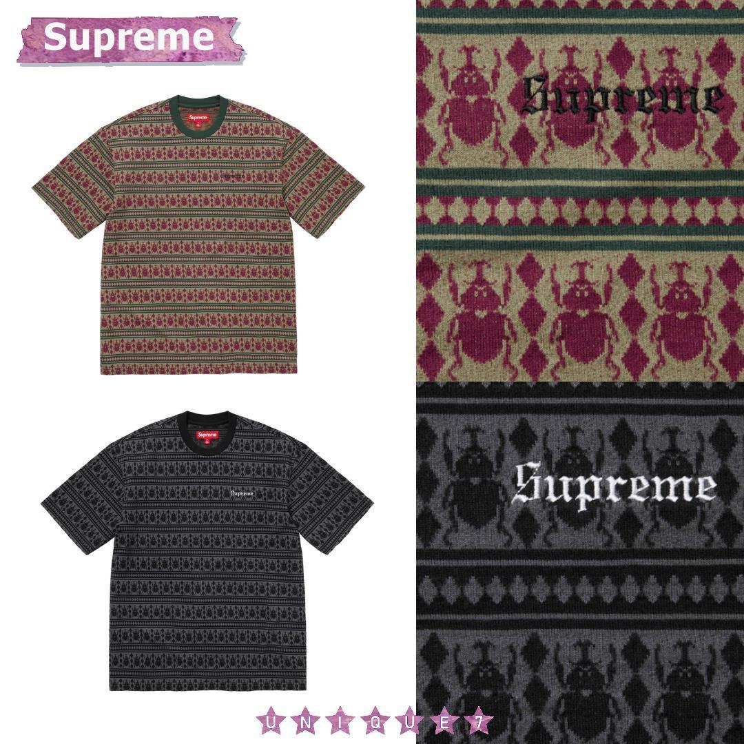 【supreme】 Jacquard Scarab S/S Top