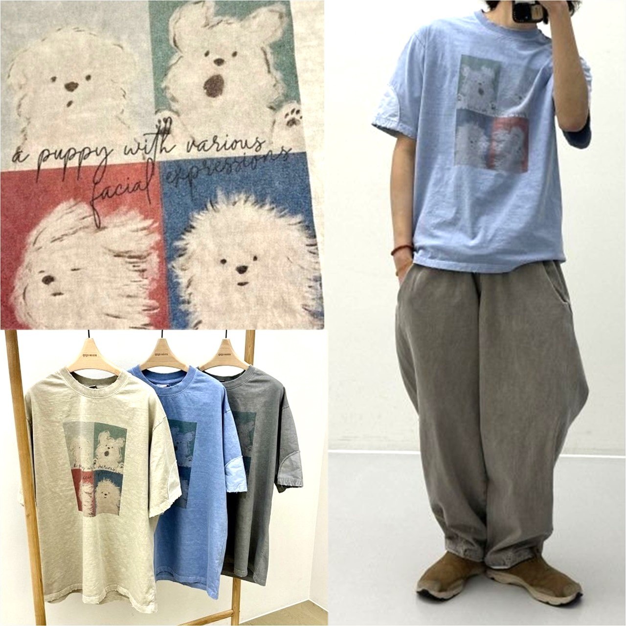 ビンテージ風 ダメージtシャツ リメイク袖パッチが大人かわいい