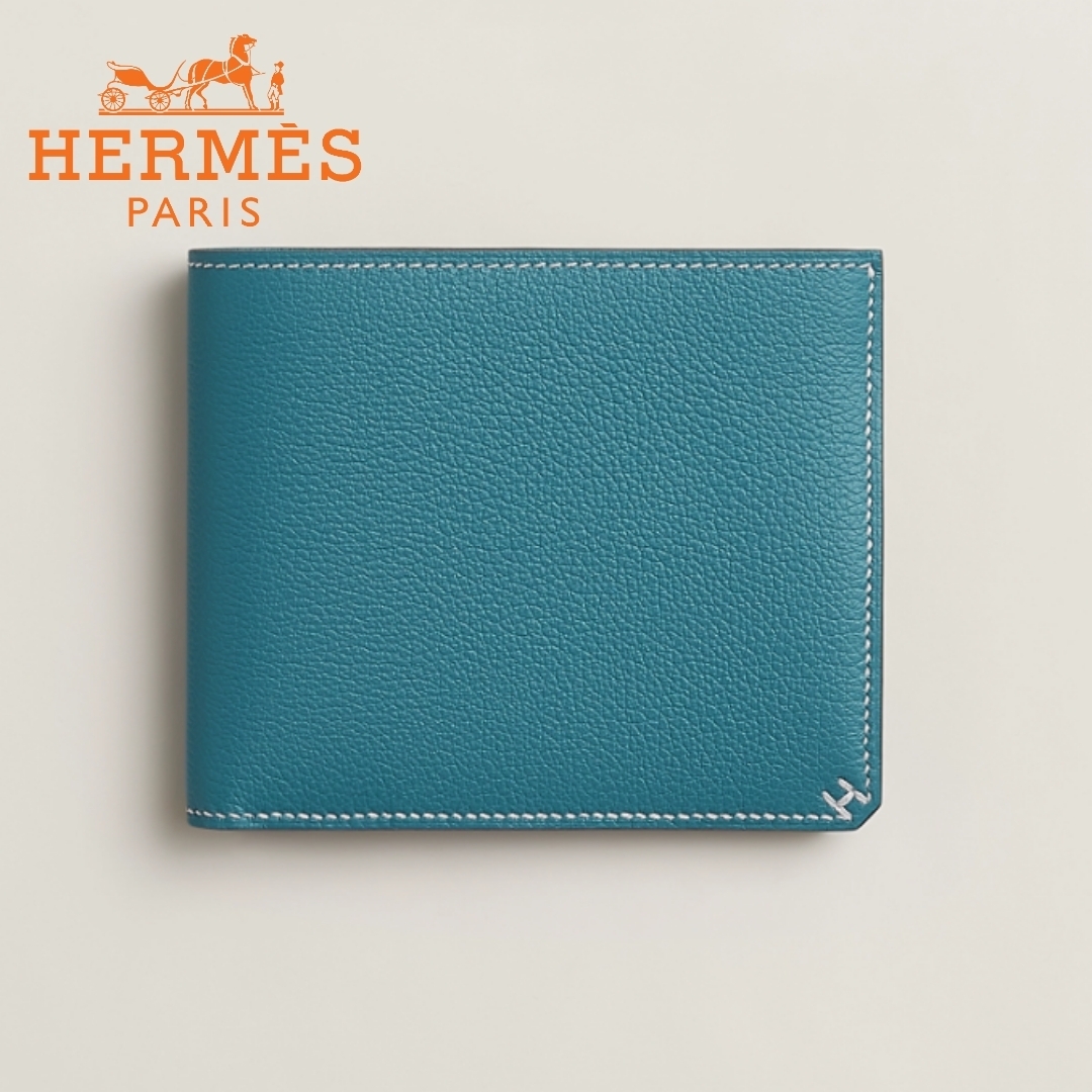 【HERMES】Hマークがさり気ない♪ セリエ コンパクトウォレット