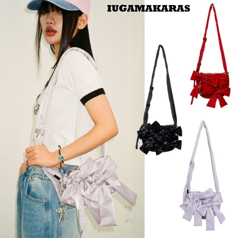 ショルダーバッグ・ポシェット [IUGAMAKARAS] Knotted Micro Padding Bag 3Color