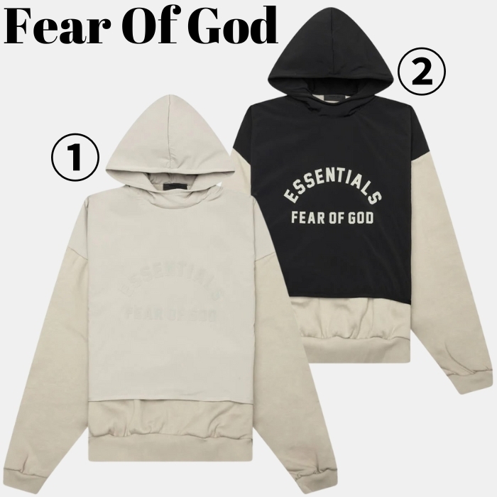 【FOG Essentials】Nylon Fleece Hooded Sweater