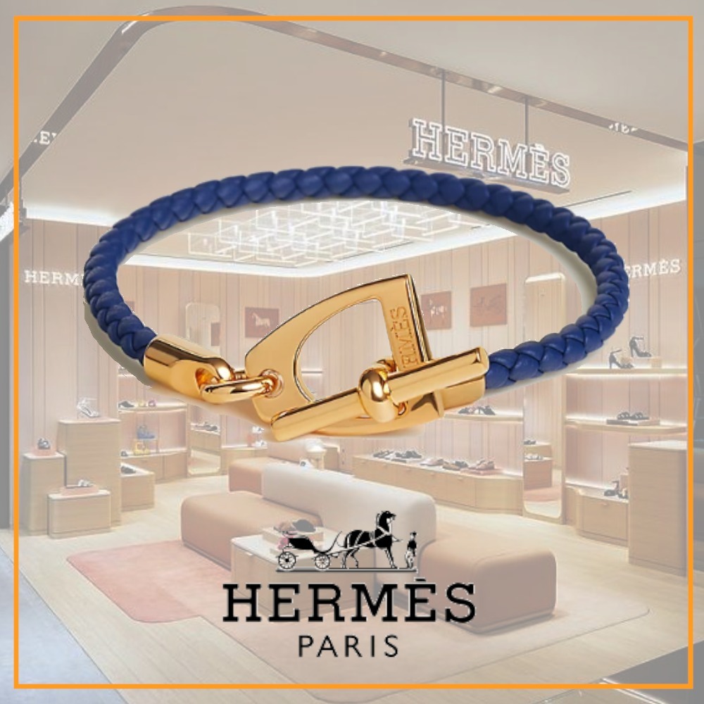 手元をおしゃれに☆】HERMES Etrier ブレスレット