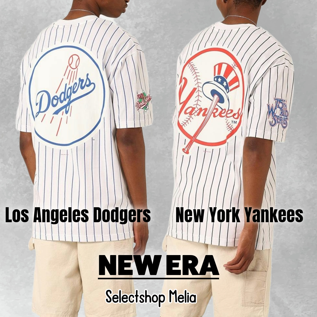 海外限定 New Era ロゴ バックプリント Tシャツ