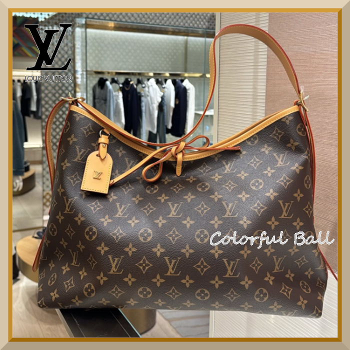 【エレガント】Louis Vuitton キャリーオール NM MM バッグ
