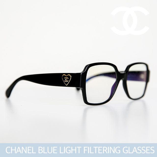 【CHANEL】シャネル ブルーライト スクエア サングラス