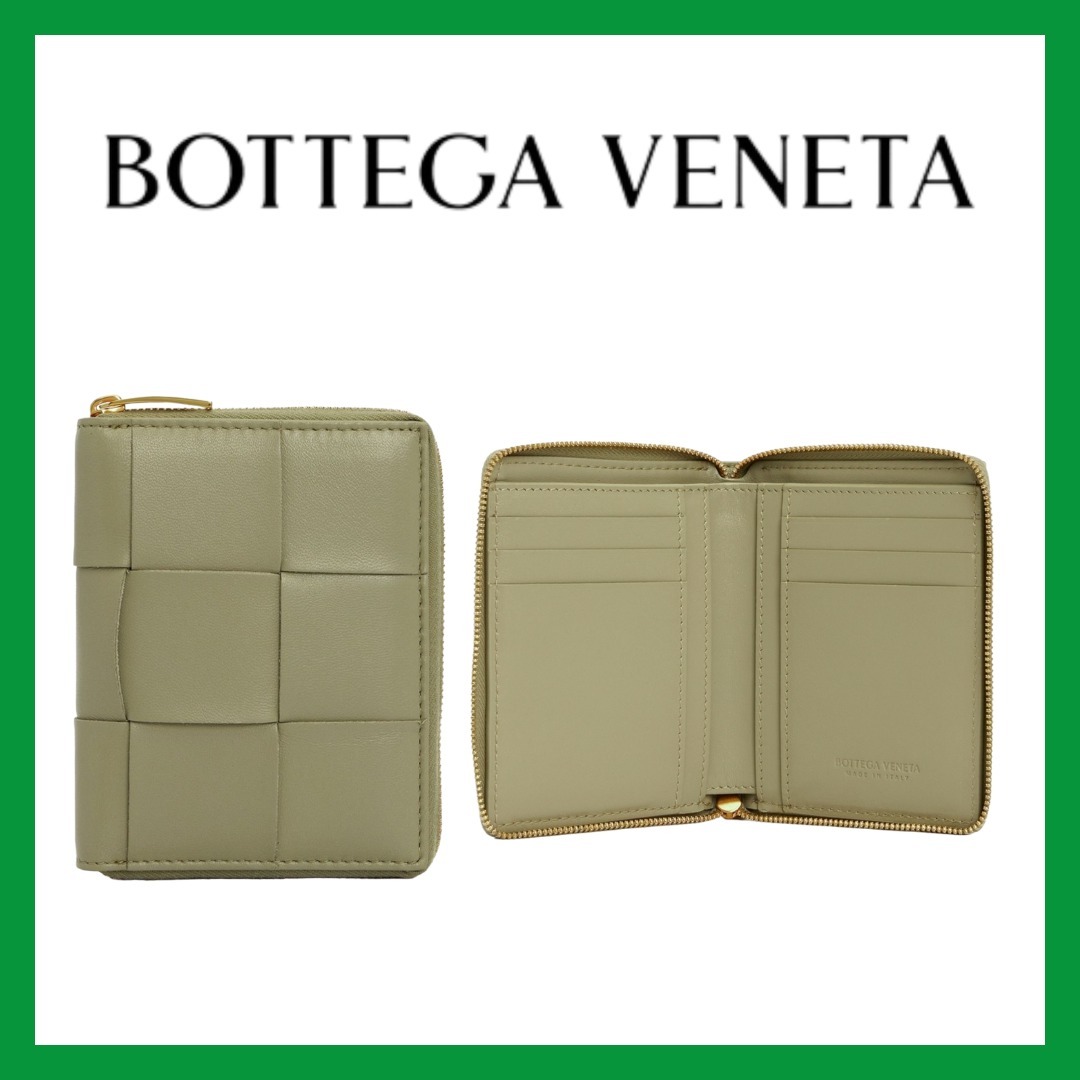 魅力の一品♪BOTTEGA コンパクトジップアラウンドウォレット