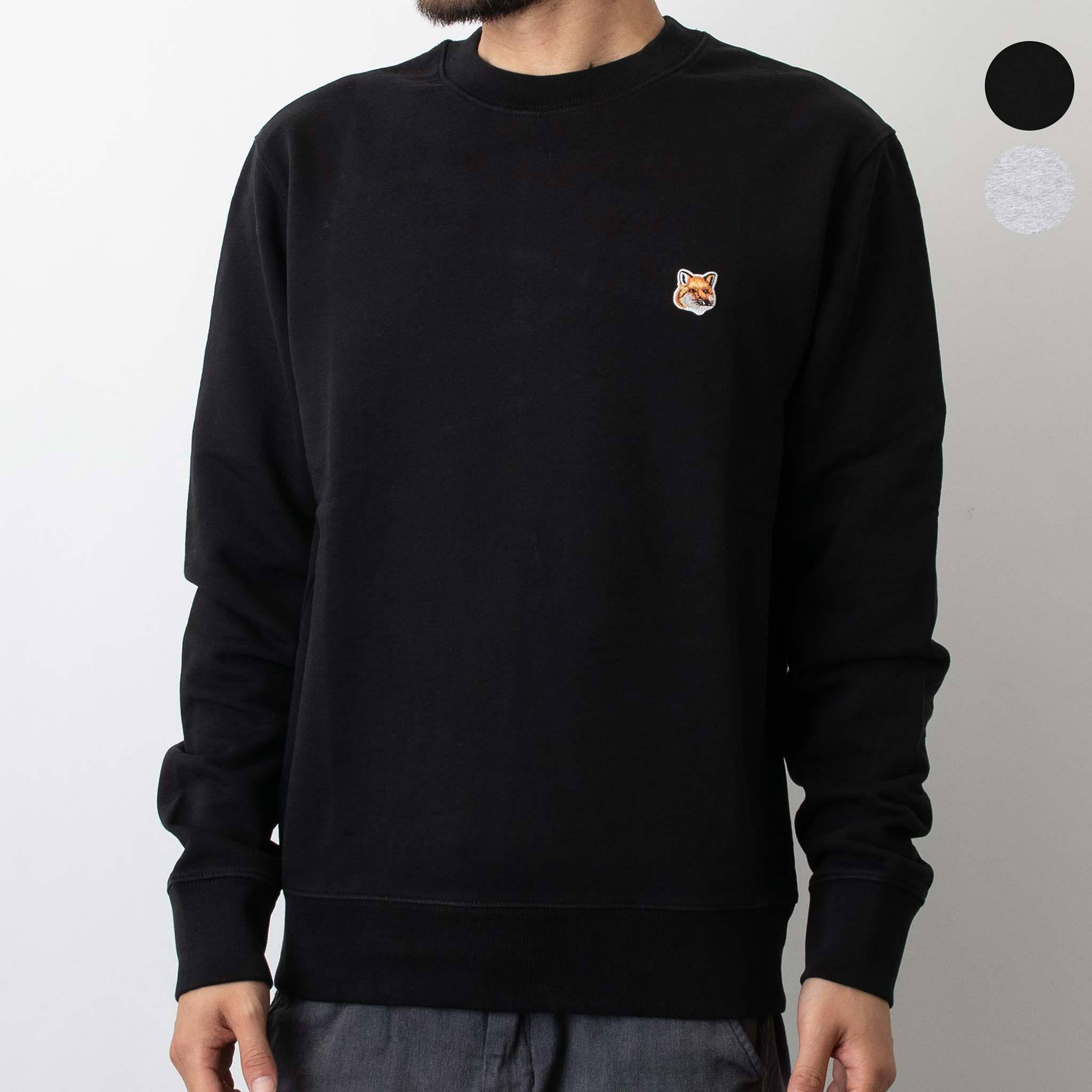 MAISON KITSUNE メンズ スウェット FOX HEAD PATCH