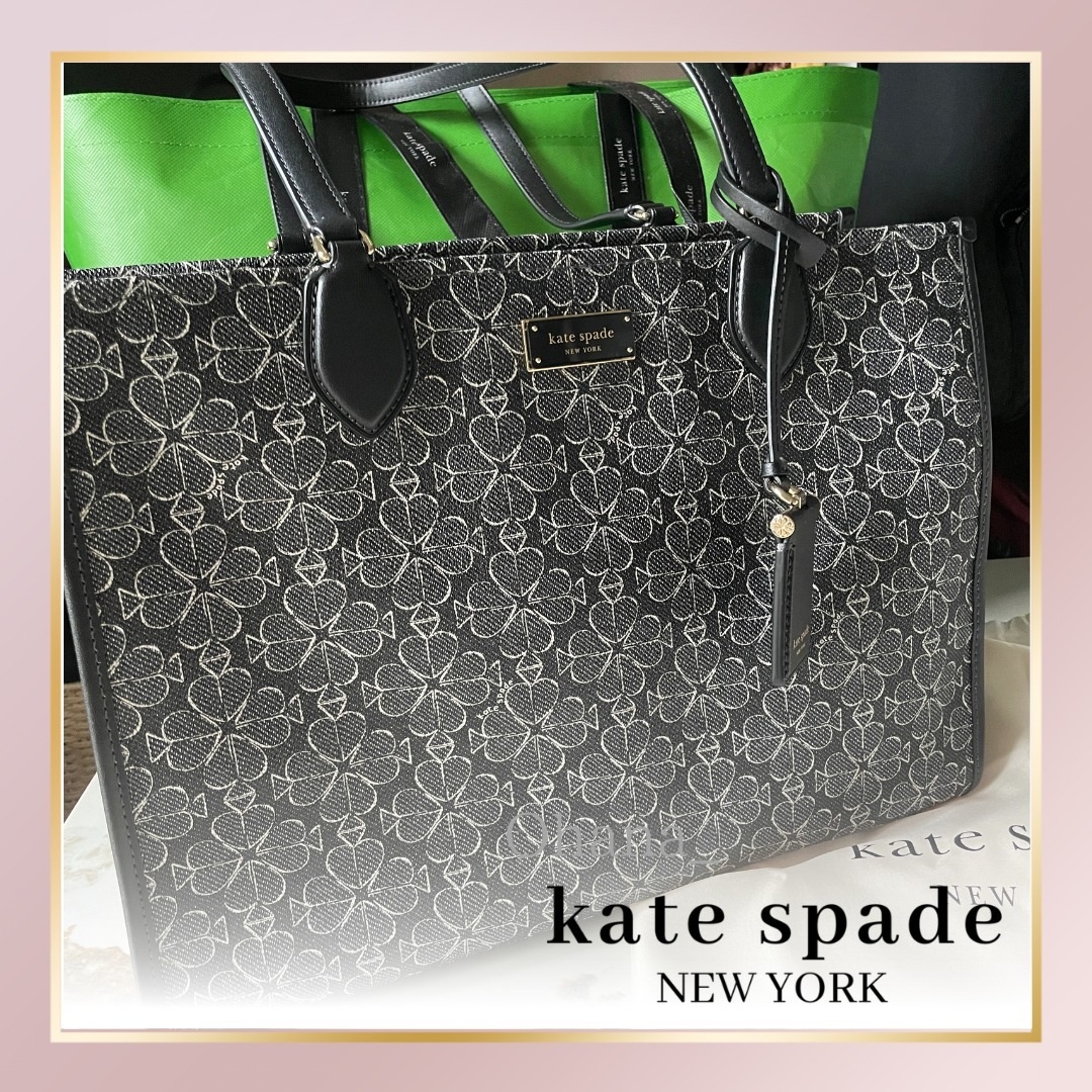 【kate spade】スペード フラワー キャンバス マーケット トート