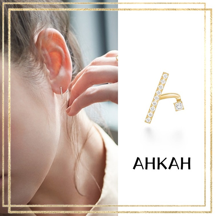 AHKAH アーカー ピアス ティナレイカレ 18K ダイヤ ★国内発送★