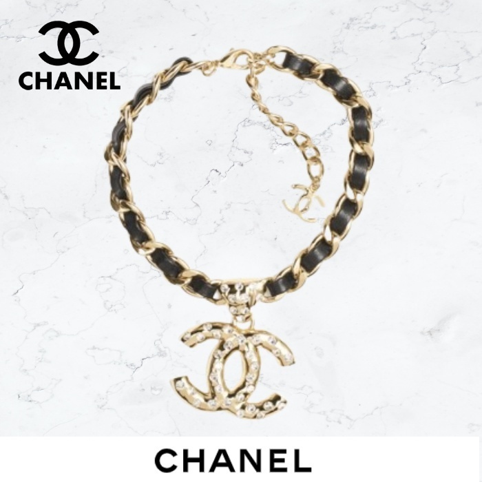 《24B★》CHANEL ネックレス レザー