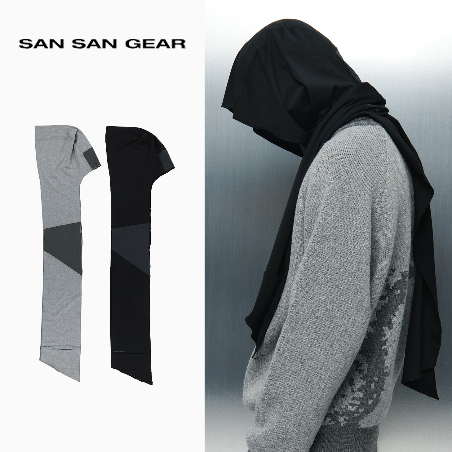 マフラー SAN SAN GEAR : 24FW / HOODIE SCARF (2COLORS)