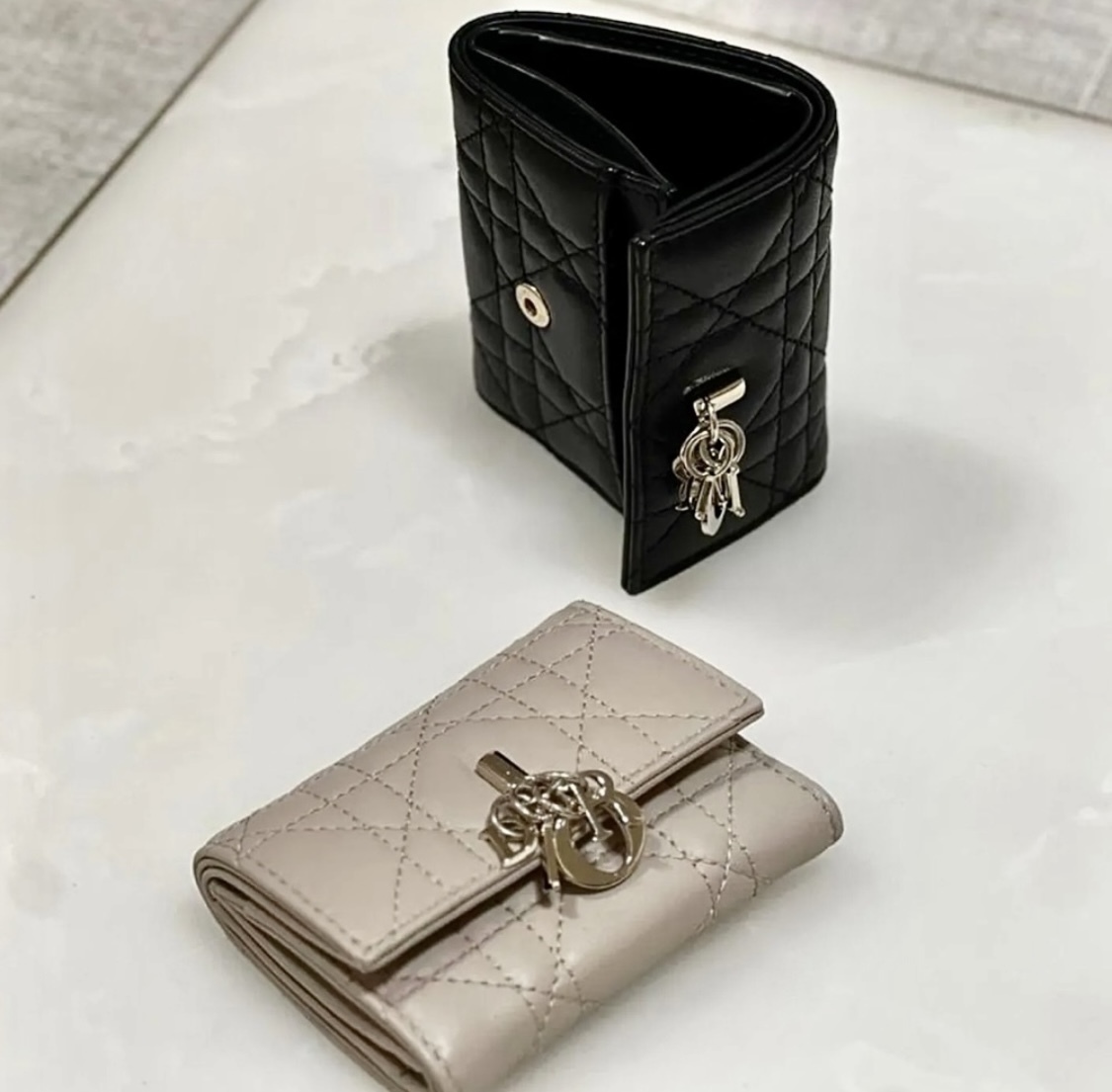 上品♡大人可愛い【DIOR】三つ折りウォレット