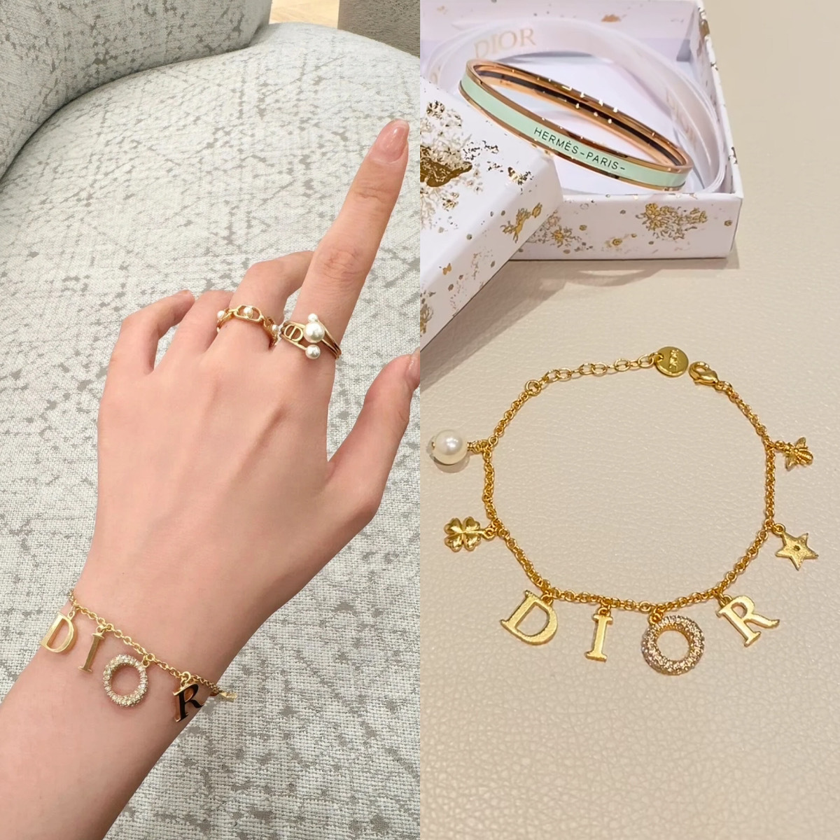 チャーム使いがファンタジー！Dior\tDio(r)evolutionブレスレット
