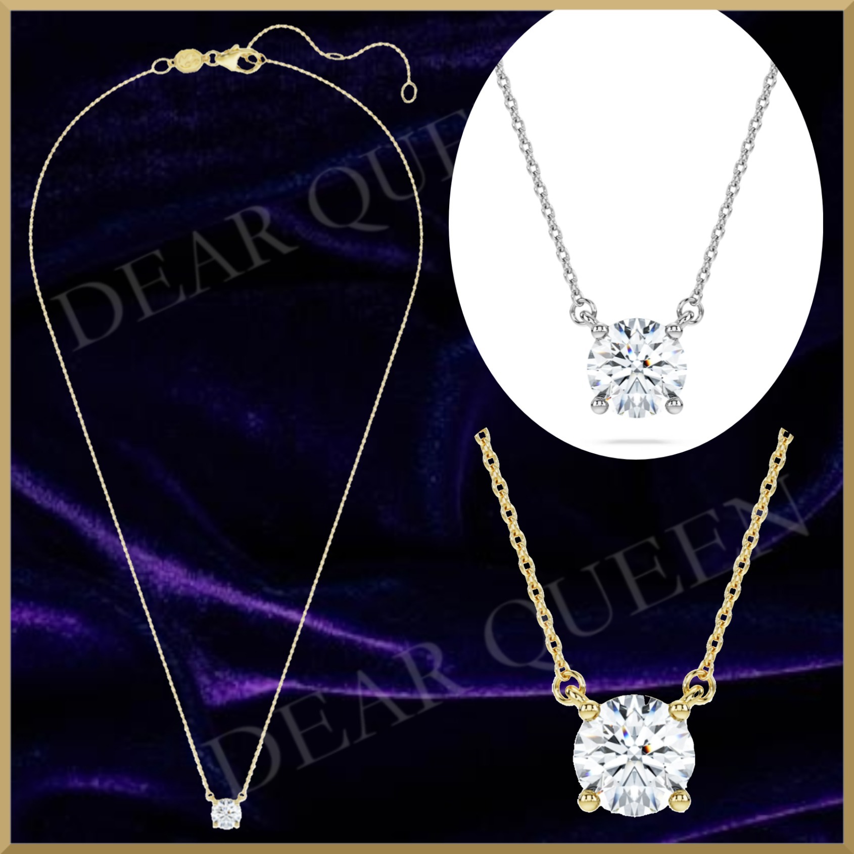 ★ピュアな煌めき【SWAROVSKI】Eternity ソリテールペンダント