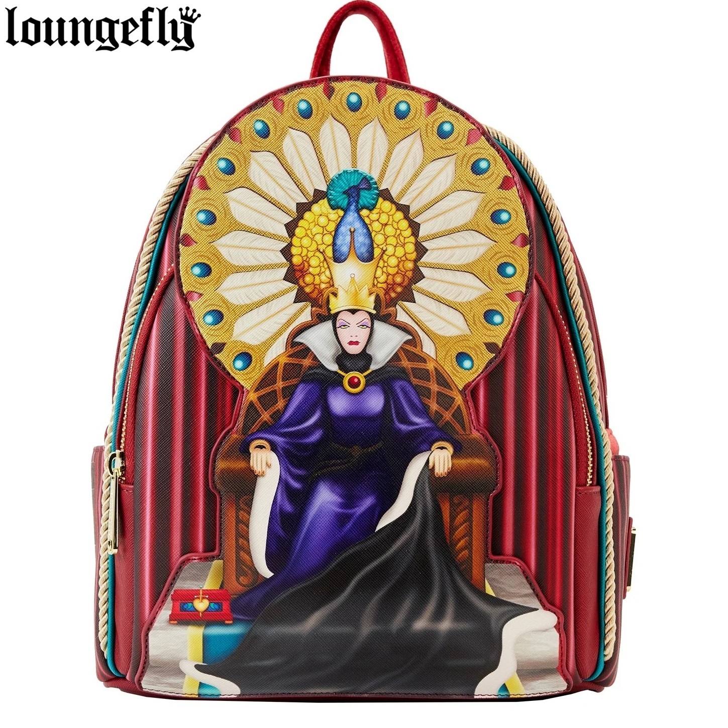 特価 人気♪LOUNGEFLY ヴィランズ 白雪姫 女王 リュック