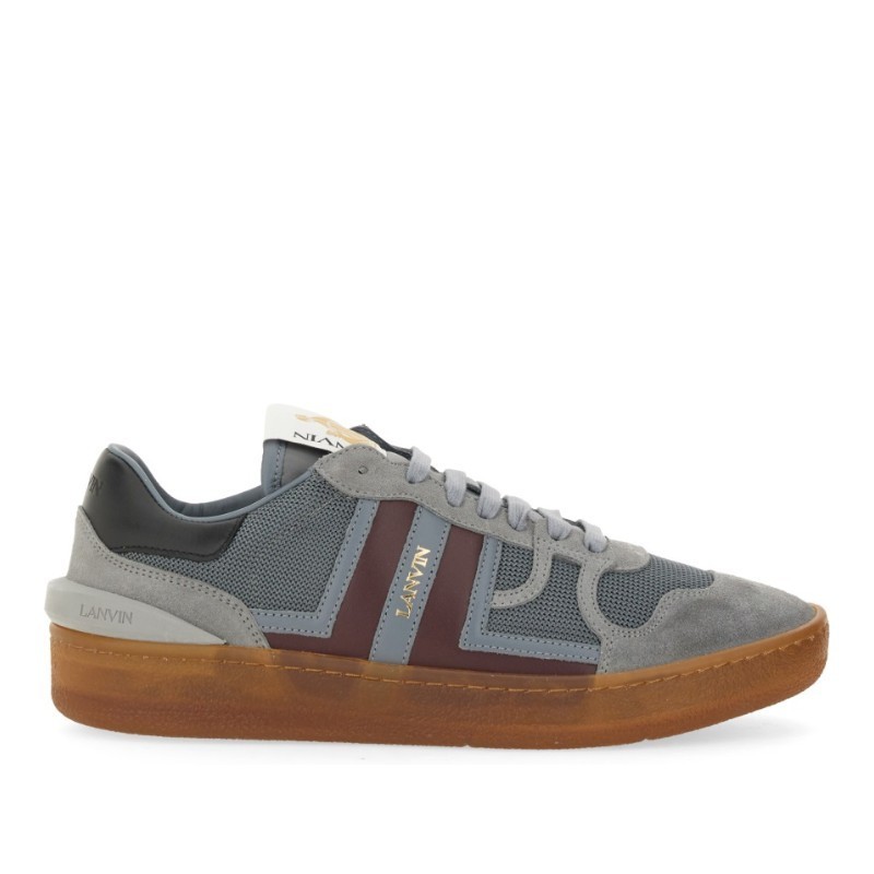 スニーカー LANVIN MESH, SUEDE AND NAPPA LEATHER SNEAKER