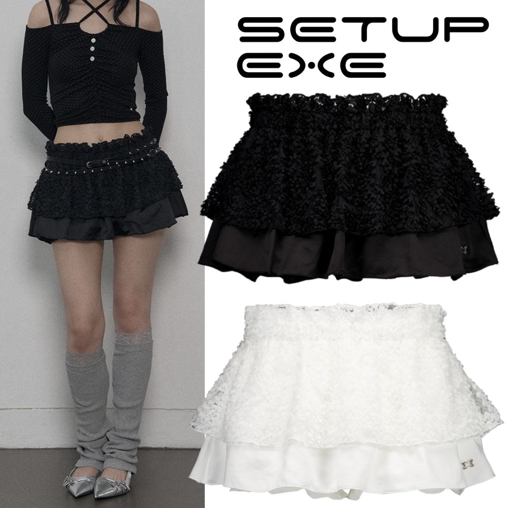 SETUP-EXE★韓国★人気★BUBBLE TUTU SKIRT PANTS 2色