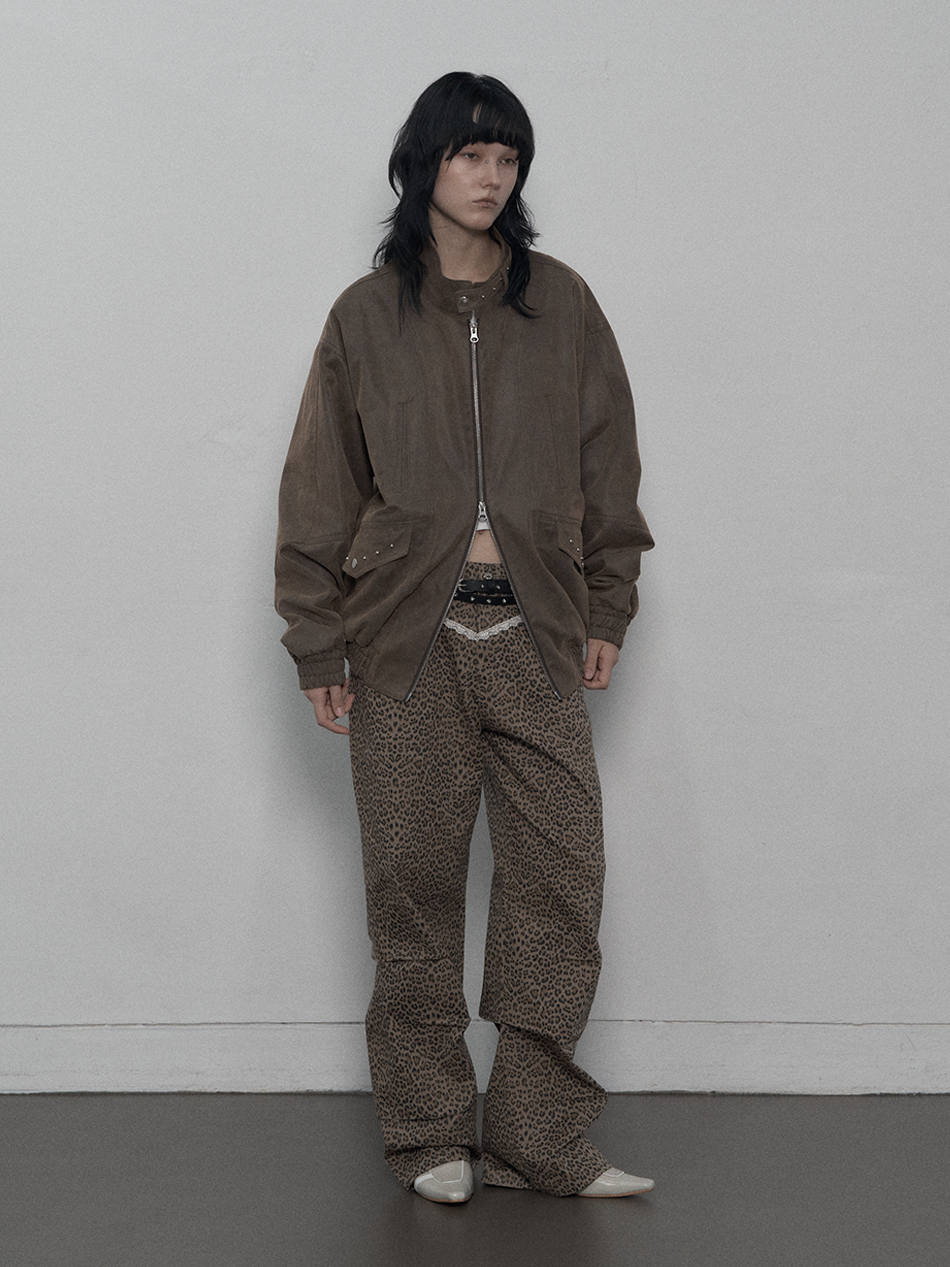 SETUP-EXE★韓国★人気★STUDDED SUEDE JACKET 2色 SETUP-EXE☆韓国☆人気☆STUDDED SUEDE JACKET 2色 (SETUP-EXE