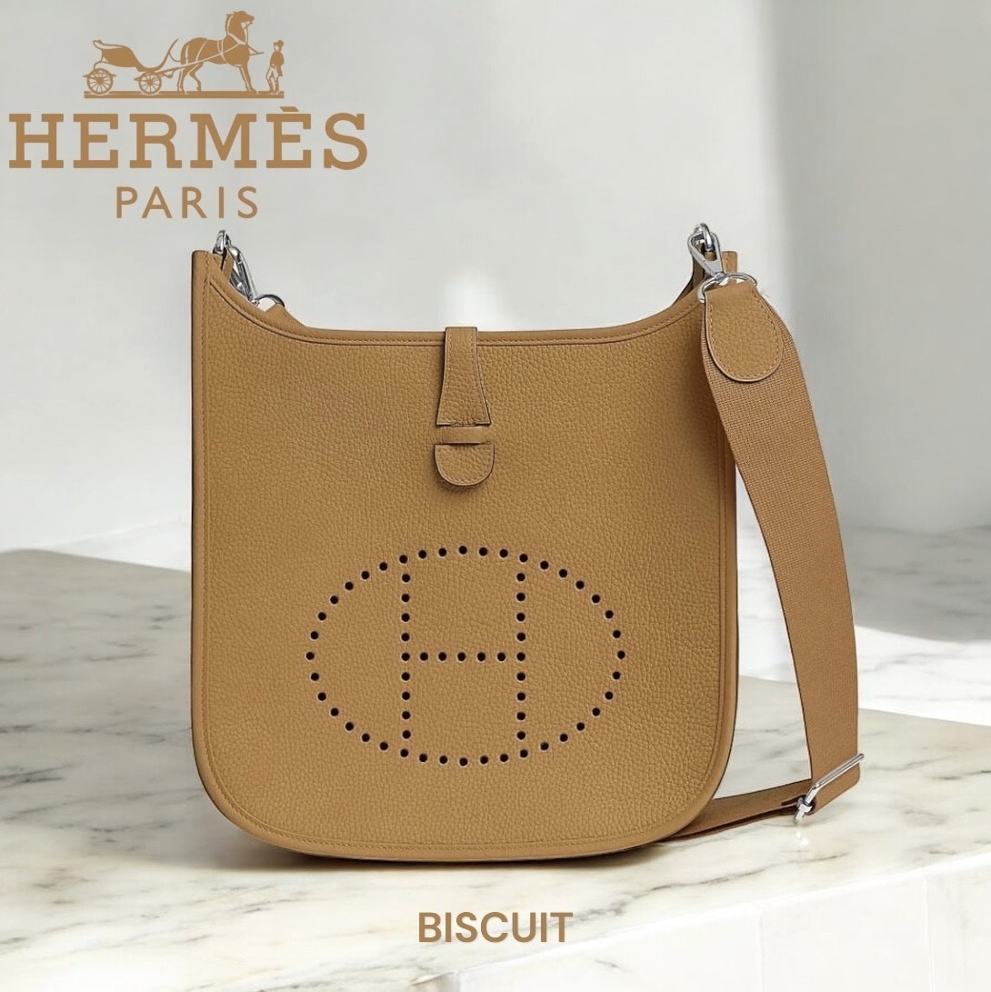 ★正規店購入 HERMES エヴリンⅢ PM ビスキュイ