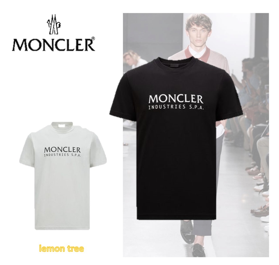 MONCLER ロゴTシャツ 着回し力抜群